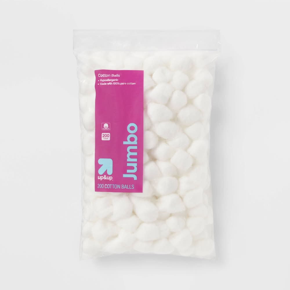 up&up Jumbo Cotton Balls (200 ct)
