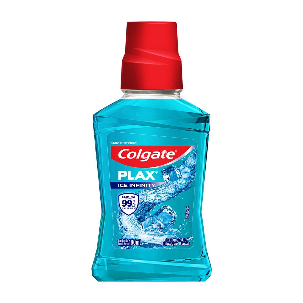 Colgate · Enjuague bucal plax ice (180 ml)