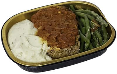Readymeals Meatloaf With Green Beans & Mashed Potatoes - Each