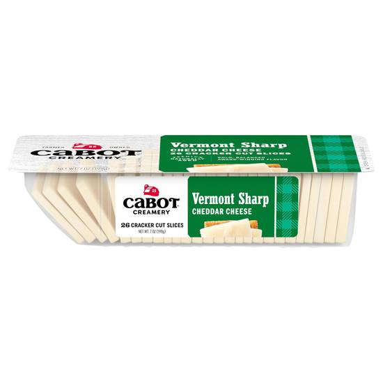 Cabot Vermont Sharp White Cheddar Cheese Cracker Cuts (26 ct)