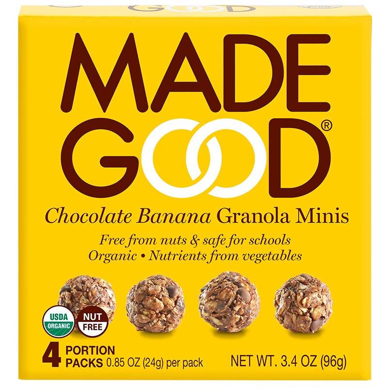 Made Good Chocolate Banana Granola Minis, 4 Ct, 3.4 Oz