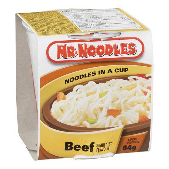 Mr Noodle à saveur de boeuf 64g