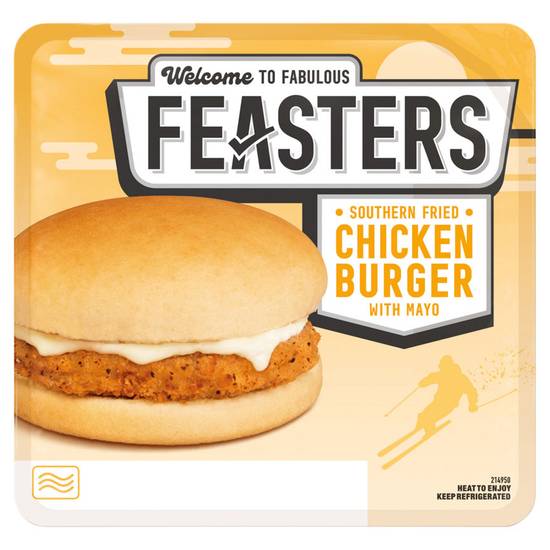 Feasters Sothern Fried Chicken Burger 130g