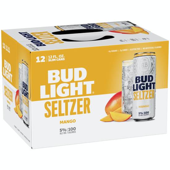 Bud Light Hard Seltzer (12 pack, 12 fl oz) (mango)