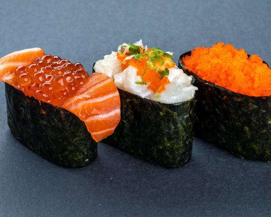 (b197) Gunkan Trio Sushi