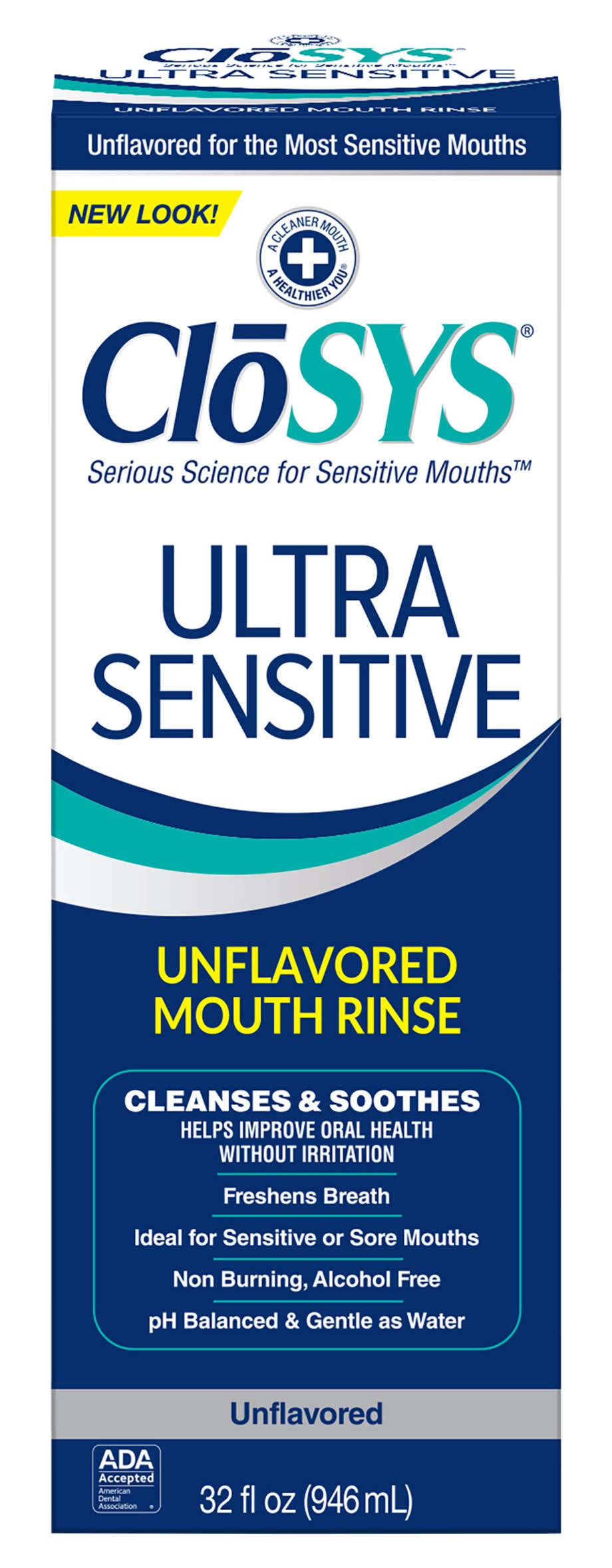 CloSYS Non Irritating Ultra Sensitive Rinse (32 fl oz)