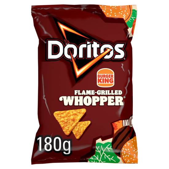 Doritos Burger King® Flame Grilled Whopper® Sharing Tortilla Chips Crisps 180g