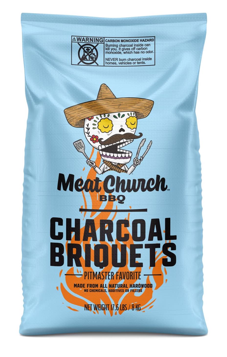 Meat Church Pitmaster Favorite All Natural Hardwood Charcoal Briquettes 17.6 Lb