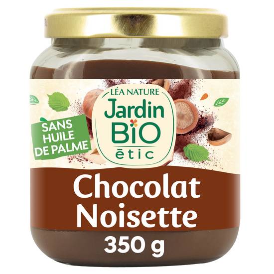 Jardin Bio Étic - Pâte à tartiner sans huile de palme (chocolat - noisette)