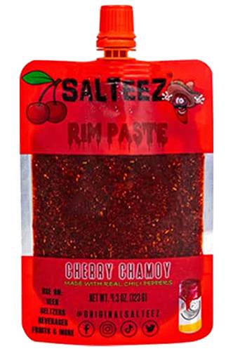 Salteez Chamoy Rim Paste, Strawberry Chamoy (4.3 oz)