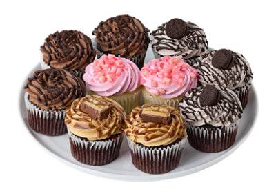 Bakery Cupcake Assorted Variety 10 Count - Each