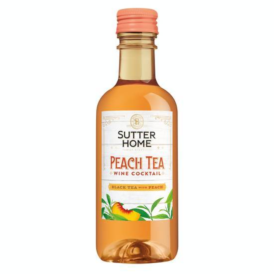 Sutter Home Peach Tea Wine Cocktail (4x 187ml bottles)