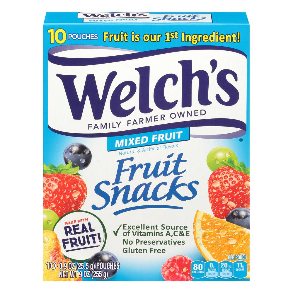 Welch's Mixed Fruit Snacks(10Ct)