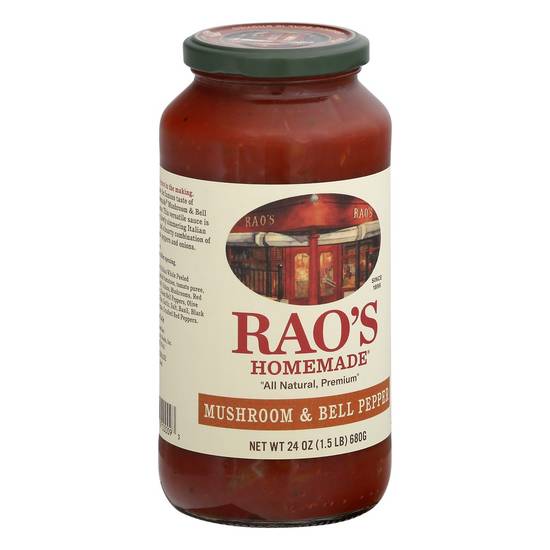 Rao's Homemade Mushroom & Bell Pepper Sauce (24 oz)