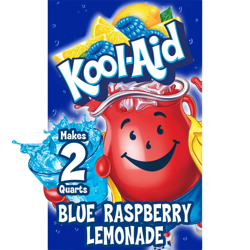 Kool-Aid Unsweetened Blue Raspberry Lemonade Drink Mix (0.22 oz)