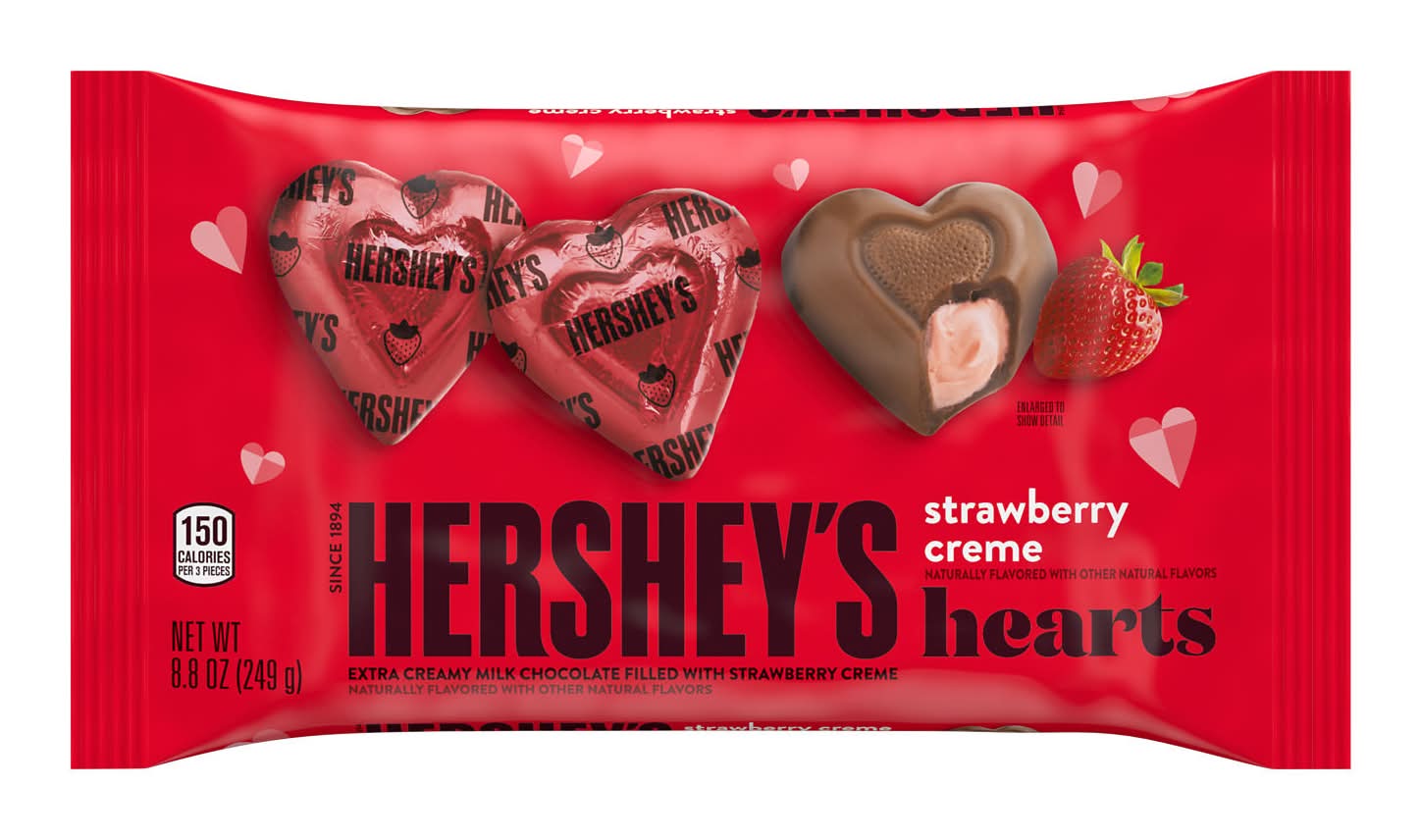 Hershey's Strawberry Creme Chocolate Hearts (8.8 oz)