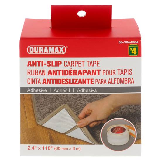 Duramax Adhesive Anti-Slip Carpet Tape (60mm x 3m)