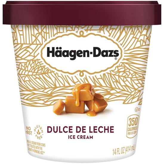Haagen-Dazs Dulce de Leche Ice Cream, 14 OZ