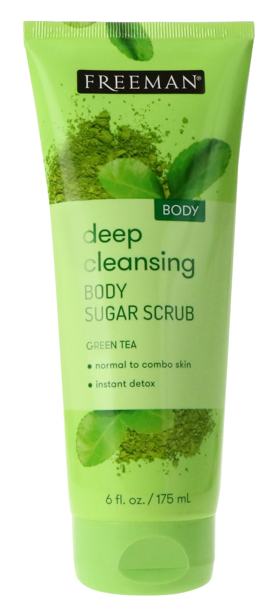 Freeman® Deep Cleansing Green Tea Body Sugar Scrub 6oz