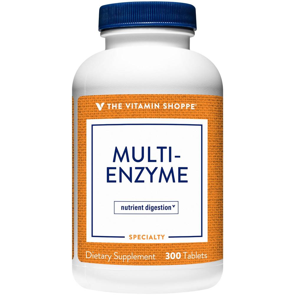 The Vitamin Shoppe Multi Enzyme Digestion Dietary Supplement Tablets (300 ct)