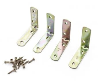 Escuadra de Ángulo 4 ud Bicromada 60x20 mm Fontbrico