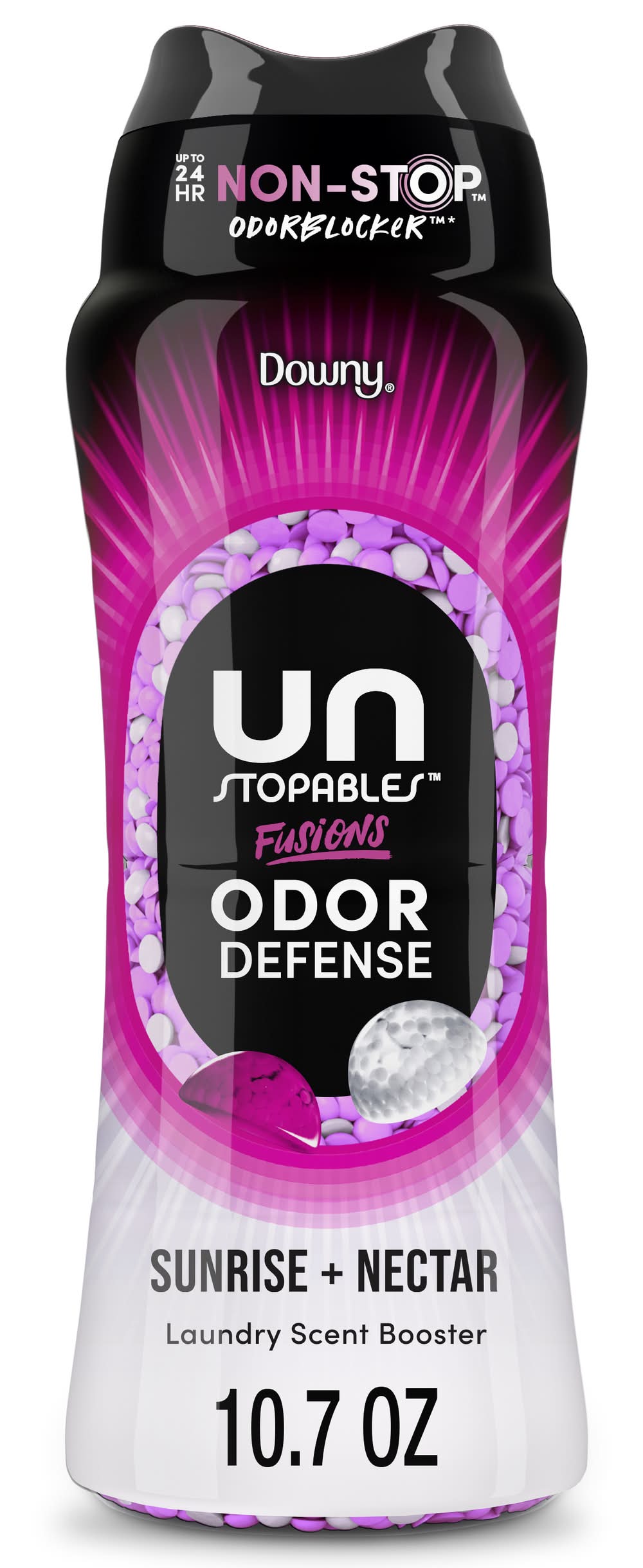 Downy Fusions Odor Defense Laundry Scent Booster, Sunrise + Nectar (10.7 oz)