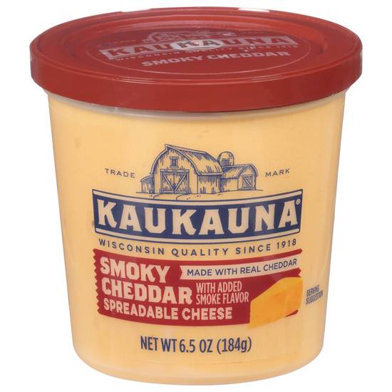 Kaukauna Smoky Cheddar Spreadable Cheese