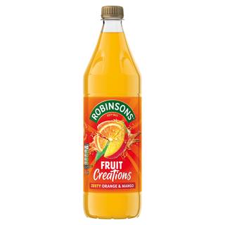 Robinsons Fruit Creations Zesty Orange and Mango 1L