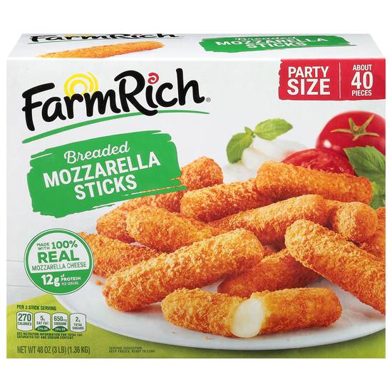Farm Rich Mozzarella Breaded Sticks