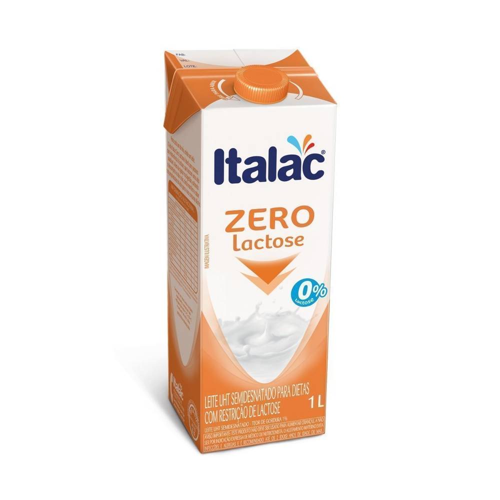 Italac leite uht semidesnatado zero lactose (1 l)