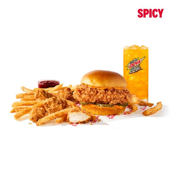 Spicy Chicken Sandwich + Nuggets Big Box Meal