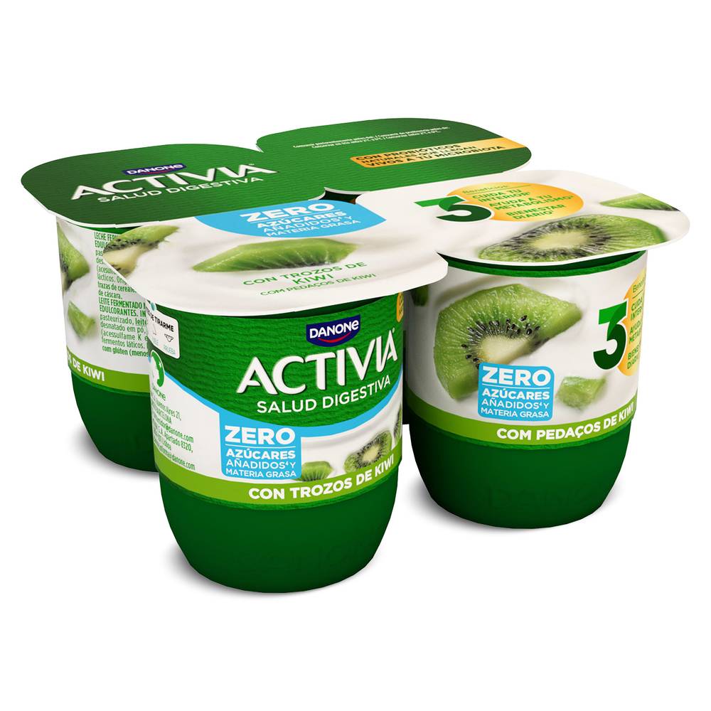 Bífidus Desnatado Con Kiwi Activia Pack 4 X 120 G