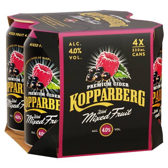 Kopparberg Mixed Fruit (4 x 330ml)