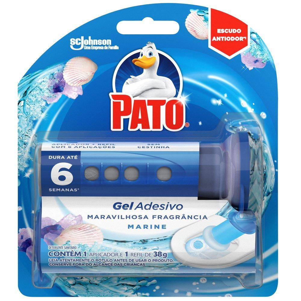 Pato desodorizador sanitário gel adesivo marine (38 g)