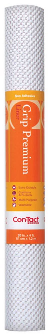 Con-Tact Grip Premium 4 Ft. L X 20 In. W White Non-Adhesive Shelf Liner