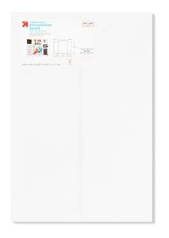 up&up Gridlines Tri-Fold Foam Poster Board, 18"x24", White