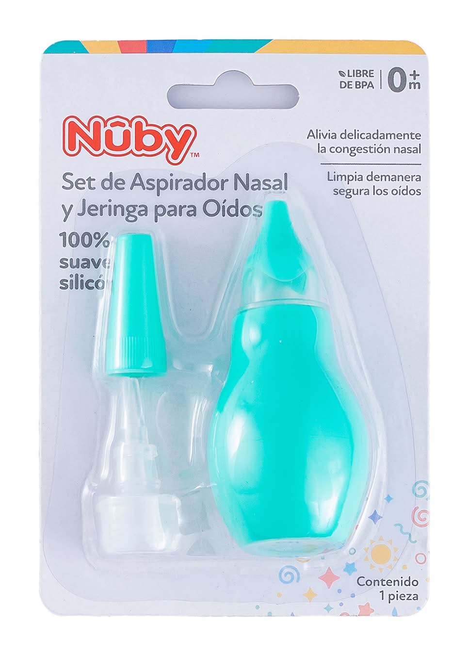 Nuby · Aspirador nasal y jeringa para oido (262,99 g)