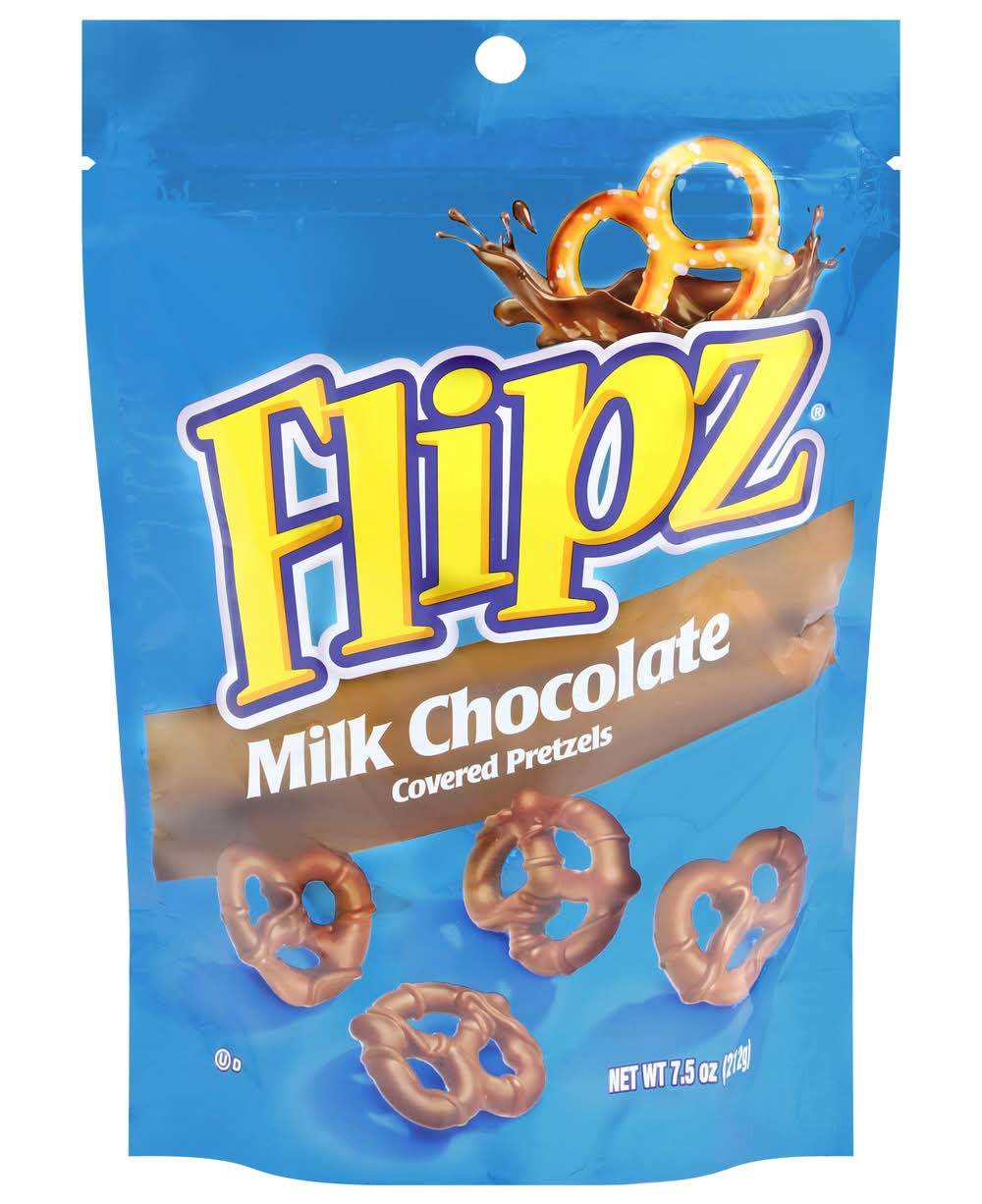 Flipz Pretzels Snack, Milk Chocolate (7.5 oz)