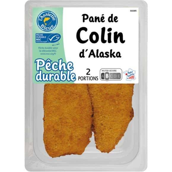 L’Assiette Bleue - Panés de colin d’alaska (200g)