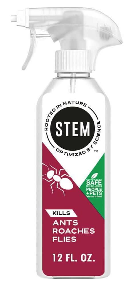 Stem Kills Ants, Roaches And Flies, Plant-Based Active Ingredient Insect Killer, 12 Fl. Oz.