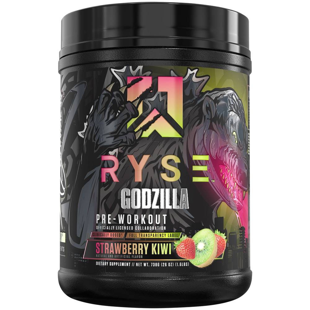Ryse Godzilla Pre-Workout (strawberry kiwi)