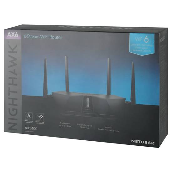 Netgear Nighthawk 6-stream Ax5400 Dual Band Wifi 6 Router