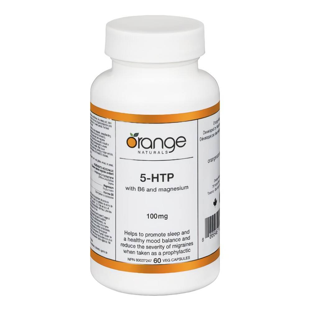 Orange Naturals 5Htp With B6 and Magnesium Capsules 100 mg Delivery