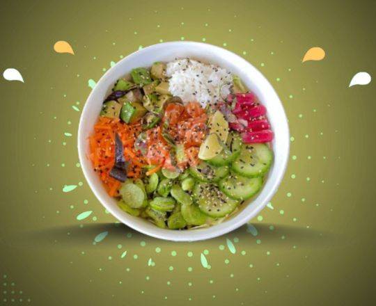Poké salmon