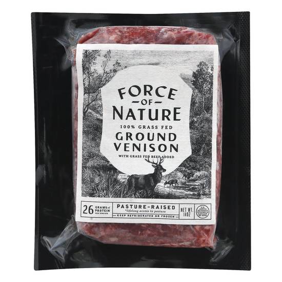 Force Of Nature 100% Grass Fed Ground Venison