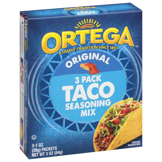 Ortega Original Taco Seasoning Mix (3 ct)