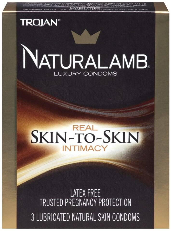 Trojan Naturalamb Skin-To-Skin Condoms, 3 Ct