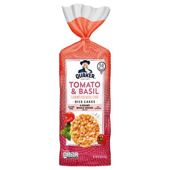 Quaker Gluten Free Tomato & Basil Rice Cakes (6.1 oz)