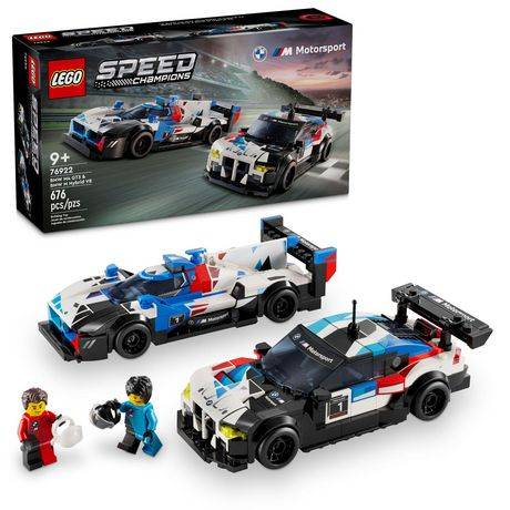 Lego Speed Champions Bmw M4 Gt3 & Hybrid V8 Race Cars(2Ct)