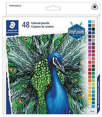 Staedtler Triangular Professional Colored Pencils, Assorted Colors, 48/Pack (1278CC48A6)